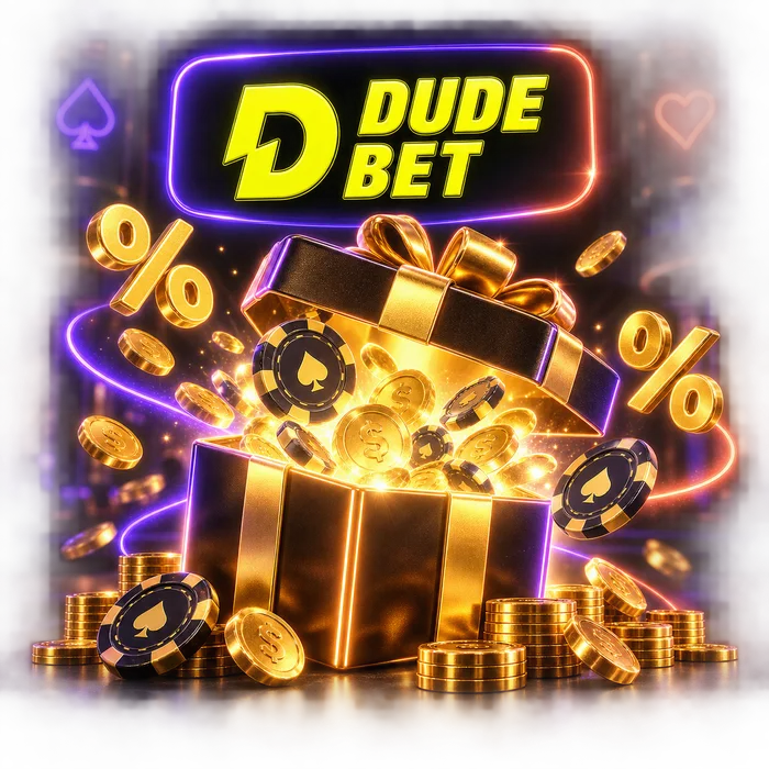Бонуси та акції казино DudeBet