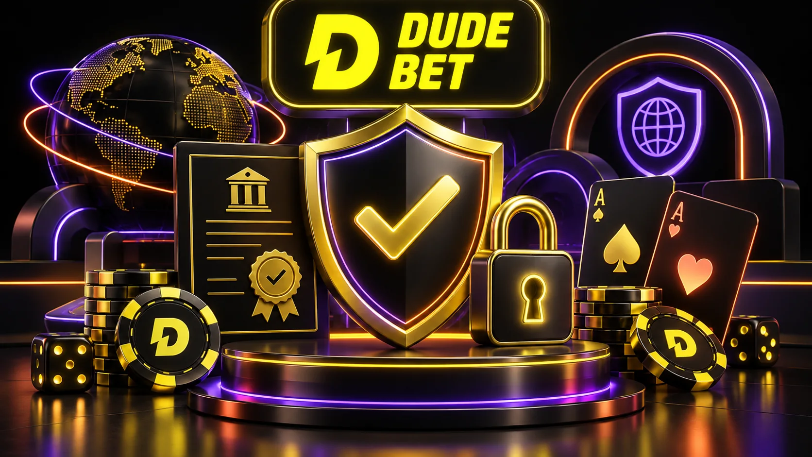 Безпека та ліцензія DudeBet